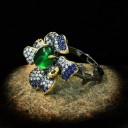 Damring med blomma D2346 4