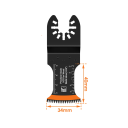 8er Set Oszillierende Sägeblätter 34mm Klinge aus japanischem Kohlenstoffstahl Ersatzklingen für Holz Kunststoff Metall Multitool 3