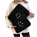 9,7–11 Zoll MacBook- und iPad-Hülle mit Smiley-Gesicht, 29 x 22 cm, V182 1