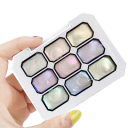 9-Colour Gradient Nail Gel Palette UV LED Semi-Permanent Gel for Ombre Design Salon and Home Creation 3