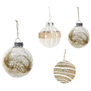 9 pcs Boules de Noël 6 cm Dorées en plastique incassable Décorations suspendues pour sapin Pour décoration intérieure Fête de Noël et Nouvel An 3