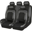 9 Piece Car Seat Covers, PU Leather, Covers for Front and Rear Seats, Headrests, Dimensions 135x76 cm, 135x56 cm 1