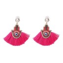 Boucles d'oreilles pendantes pour femmes avec frange G1411 37