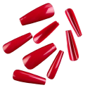 Set med färgade nagelspetsar 20 st 2
