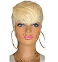 Dámská blond paruka z pravých vlasů N895 1