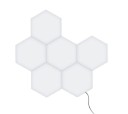 Modulär LED-vägglampa 6 st 2