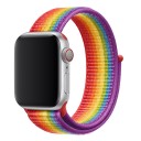Nylon färgglad rem för Apple Watch 38 mm / 40 mm / 41 mm 10
