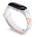 Silikonrem till Xiaomi Mi Band 3/4 med motiv 2