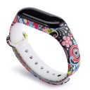 Silikonrem till Xiaomi Mi Band 3/4 med motiv 5