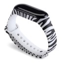 Silikonrem till Xiaomi Mi Band 3/4 med motiv 6