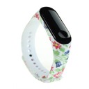 Silikonrem till Xiaomi Mi Band 3/4 med motiv 11