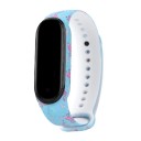 Silikonový řemínek pro Xiaomi Mi Band 3 / 4 s motivem T852 18