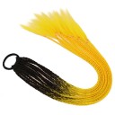 Syntetflätor på resårband 58 cm 17