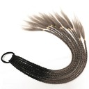 Syntetflätor på resårband 58 cm 20