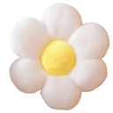 Dekorativ kudde blomma 30 cm 1