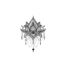 Tillfällig blomtatuering 33