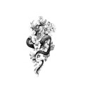 Tillfällig blomtatuering 39