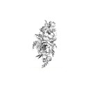 Falsk blomma tatuering 3
