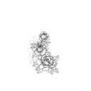 Falsk blomma tatuering 8