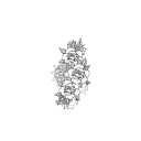 Falsk blomma tatuering 15