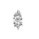 Falsk blomma tatuering 18