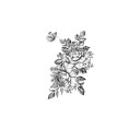 Falsk blomma tatuering 26