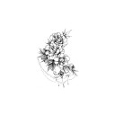 Falsk blomma tatuering 38