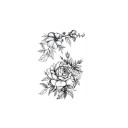 Falsk blomma tatuering 40