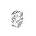 Falsk blomma tatuering 45
