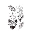 Falsk blomma tatuering 48