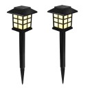 Trädgårdssollampa 2 st 2