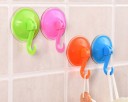 Suction hooks for bathroom 5 pcs For towels, bath towels, washcloths, and clothes on hangers Attachment without drilling on smooth tiles Random colors 2