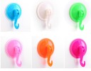 Suction hooks for bathroom 5 pcs For towels, bath towels, washcloths, and clothes on hangers Attachment without drilling on smooth tiles Random colors 4