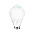 Energisnål LED-lampa med rörelsesensor 12W varmvit 2