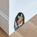 Adhesivo de pared con forma de agujero de ratón, 3 unidades 3