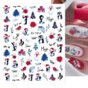 Jul 5D nagelklistermärken 5