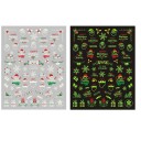 Jul 3D Nail Stickers N981 4