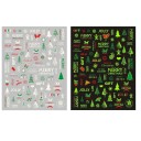 Jul 3D Nail Stickers N981 5