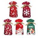 Bolsa de regalo de Navidad 12 x 17,7 cm 5 uds. 8