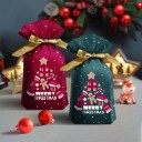 Bolsa de regalo de Navidad 23 x 15 cm 5 uds. 11
