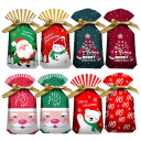 Bolsa de regalo de Navidad 23 x 15 cm 5 uds. 12