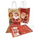 Bolsa de regalo de Navidad 21 x 15 x 8 cm 4 uds. 7