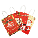 Bolsa de regalo de Navidad 21 x 15 x 8 cm 4 uds. 8