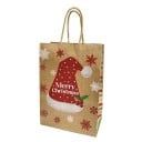 Bolsa de regalo con motivo navideño 21 x 15 x 8 cm 4 uds. 2