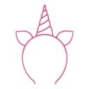 Diadème lumineux licorne 2 pièces 3