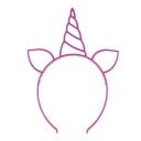 Diadème lumineux licorne 2 pièces 6