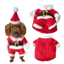 Juloutfit för hundar jultomten 5