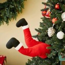 Santa Claus fötter på julgran 3