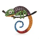 Kameleont brosch 3