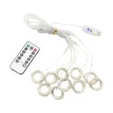 LED ljusridå 3 x 1 m 100 LED varmljus 3